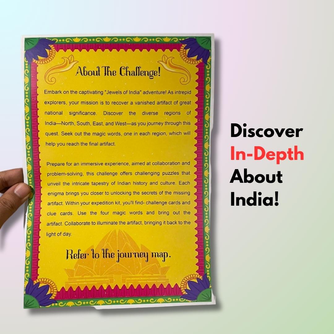 Jewels of India | Printable Networking Activity | Commercial License For Unlimited Participants