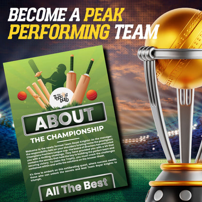 CPL - Cricket Premier League DIY Activity | Become a Peak Performing Team