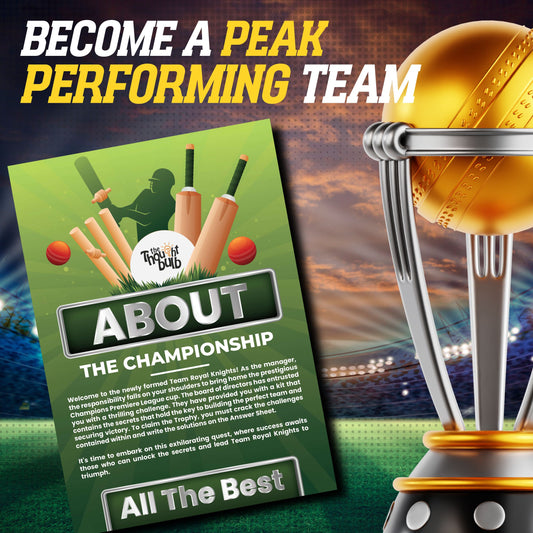 CPL - Cricket Premier League DIY Activity | Become a Peak Performing Team